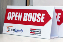 Royal Lepage Open House Realty Car Topper Signs