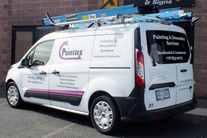 Transit Connect Painttex, Vehicle graphics, Burnaby, Vancouver area,