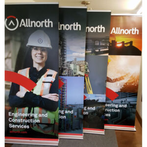 33.5"x 79" premium retractable banner