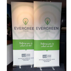 33.5"x 79" standard retractable banner