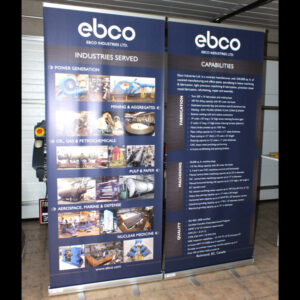 33.5"x 79" standard retractable banner