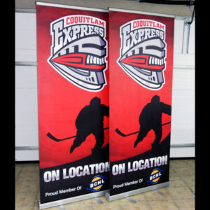 33.5"x 79" standard retractable banner