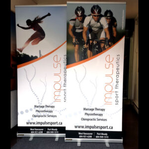 33.5"x 79" standard retractable banner