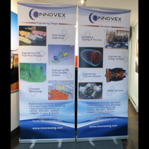 33.5"x 79" standard retractable banner